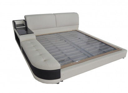 Designer Polsterbett für Schlafzimmer aus hochwertigen Materialien