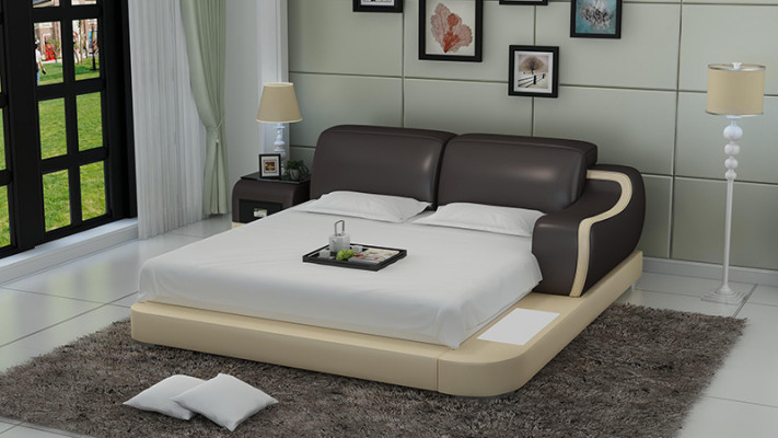 Designer Bett Polsterbett Luxusbett Doppelbett Ehebett Betten 140/160/180 cm
