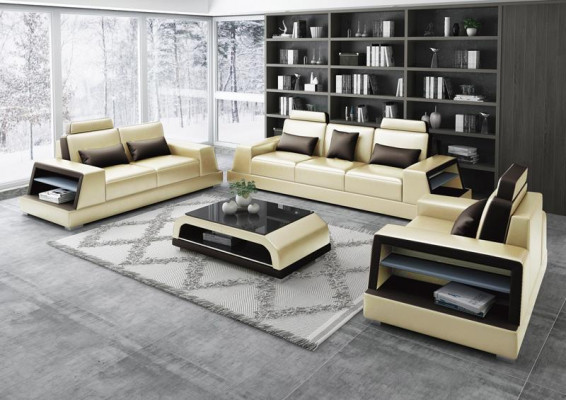 Design Couch Sofa Garnitur Polster Sofas Couchen Sitz Garnituren Neu 3+1 Sitzer