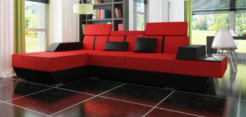 Ledersofa Couch Sofa Ecksofa Eckcouch Ledercouch Polster Ecke Wohnlandschaft