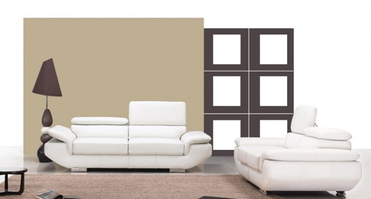 3+2 Sofagarnitur Set Couch Polster Sitz Garnitur Modernes Ledersofa Weilrod