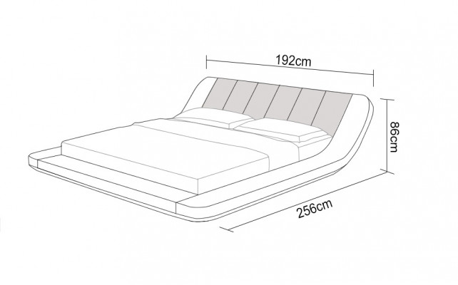 Leder Bett Design Polster Betten Luxus Doppel Modernes Ehe 140/160/180 cm