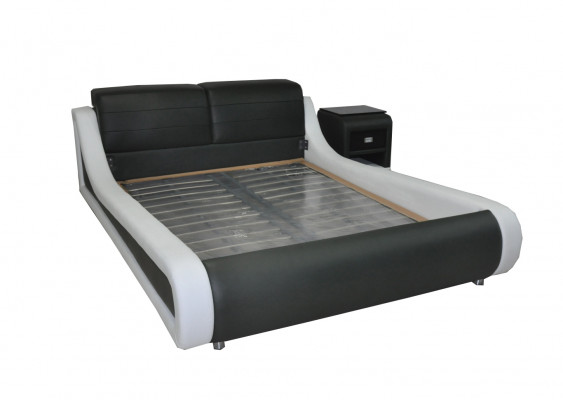 Doppel Luxus Design Leder Bett Hotel Polster Betten Moderne Multifunktion