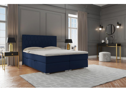 Boxspring Bett Hotel Design Samt Luxus Betten Polster Bettkasten Funktion Doppel