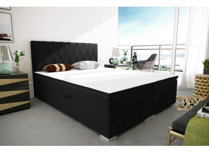 Boxspring Bett Hotel Doppel Luxus Betten Polster Bettkasten Funktion 180x200cm