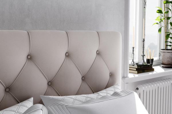 Boxspring Bett Hotel Doppel Leder Luxus Betten Polster Bettkasten Funktion Neu