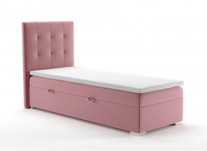 Luxus Boxspring Bett Betten Hotel Polster Bettkasten Funktion 90x200cm
