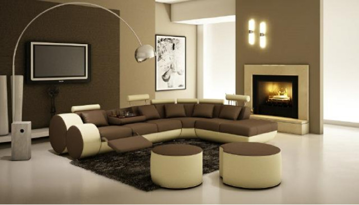 Ecksofa Sofa Couch Polster Wohnlandschaft Leder Eck Sofas Garnitur sofas Madird