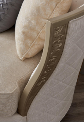 Italienische Möbel Designer Sofa Sofagarnitur 3+1 Sitzer Couch Polster