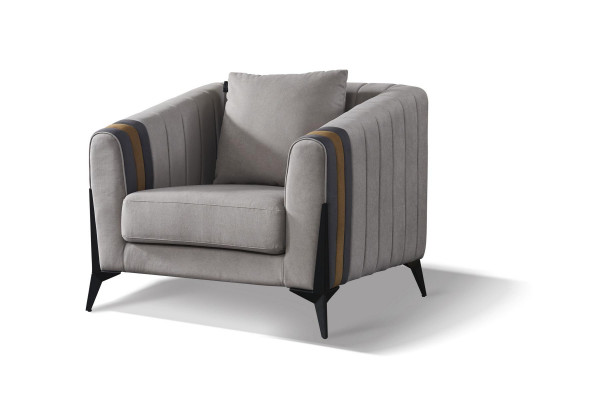 Sofagarnitur Wohnlandschaft Sofas Couchen Polster Stoffsofa 3+1 Sitzer