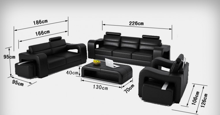 Wohn Leder Landschaft Sofa Couch Garnitur Eck Sofas Sitz Garnituren Neu Polster