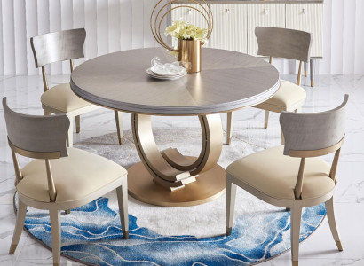 Ess Stuhl Zimmer Set Sitz Modern Garnitur 4x Stühle Polster Lehn Design