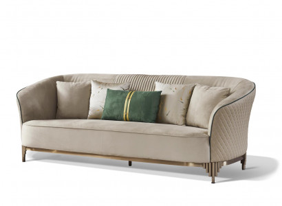 Design 3 Sitzer Dreisitzer Sofas Club Lounge Sofa Polster Couch Stoff