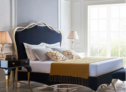 Design Textil Bett Ehe Modernes Hotel Gestell Luxus Schlaf Zimmer Doppel