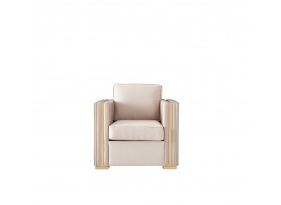 Designer Wohnzimmer Einrichtung Sessel Einsitzer Polster Sofa Couch