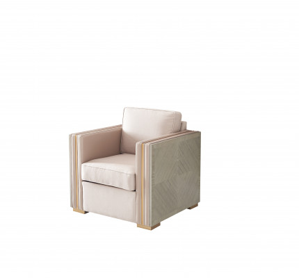Designer Wohnzimmer Einrichtung Sessel Einsitzer Polster Sofa Couch