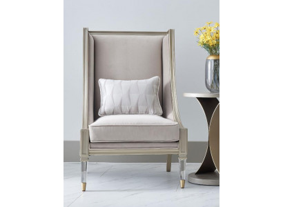 Klassische Ohrensessel Sessel Couch Sofa Polster Sitz Lounge Relax Club Stoff