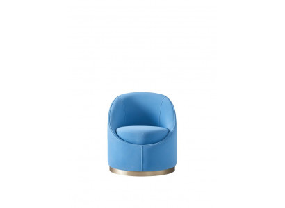 Blauer Design Hotel Lounge Club Sessel Polster Stühle Wohnzimmer
