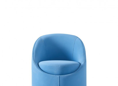 Blauer Design Hotel Lounge Club Sessel Polster Stühle Wohnzimmer