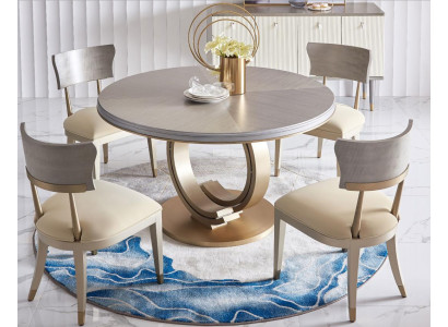 Esszimmer Esszimmerstuhl Sessel Textil Holz Möbel Polster Stühle Lehnstuhl