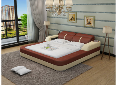 Luxus Leder Bett Design Polster Betten Doppel Modernes Ehe140/160/180 LB8823