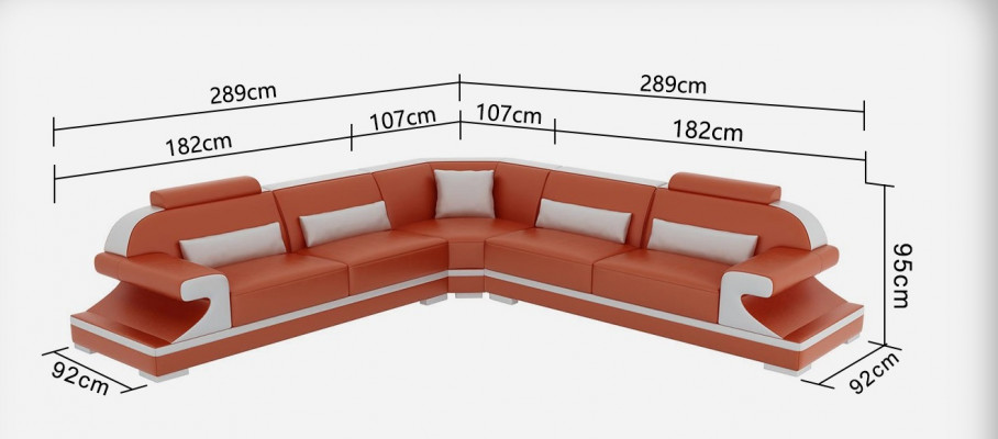 Ledersofa Couch Wohnlandschaft Modern Eck Ecksofa Sofa Design Garnitur