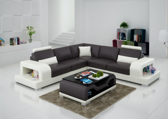 Modern Sofa L-Form Qualitätssofa mit hochwertiger Polsterung für Eckplatzierungen