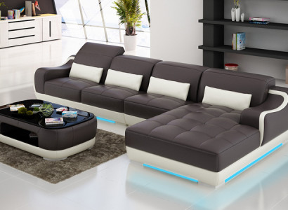 Entdecken Sie unser charmantes neues Ecksofa in L-Form für stilvolles Wohnambiente