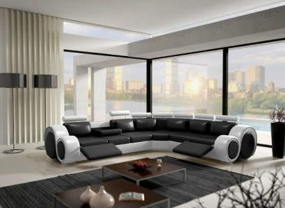 Unser ausgezeichnetes großes L-förmiges Designersofa für stilvolles Wohnen