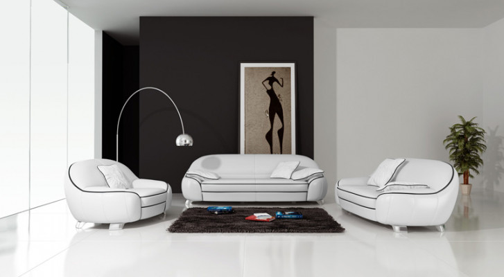 XXL Couch Ecksofa Wohnlandschaft Design Modern Sofagarnitur 3+2+1 F3013
