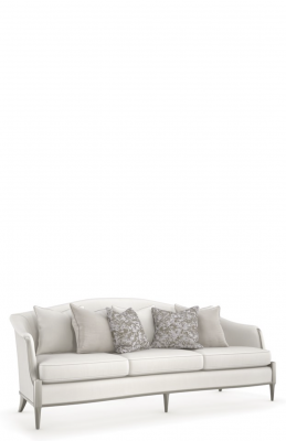 Design Sofa 3 Sitzer Wohnzimmer Stoff Couch Polster Sofas Neu Grau Textil Möbel