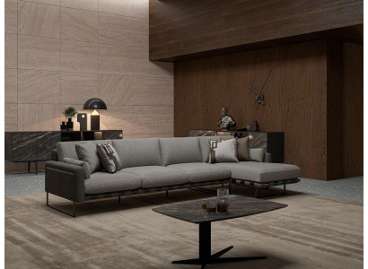 Sofa Ecksofa Wohnzimmer Eckcouch Couch Polster Textil Garnitur Eck Polstermöbel