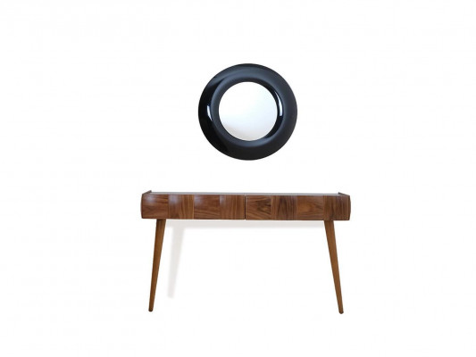Konsole Kommode Modern Holz Konsolentisch mit Spiegel Luxus Wohnzimmer