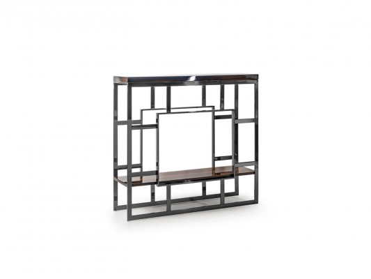 Konsolentisch Holz Tisch Edelstahl Konsole Luxus Wohnzimmer Design