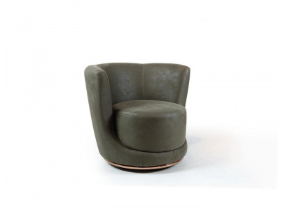 Modern Sessel Grau Polstermöbel Wohnzimmer Design Couch Polster Sitz