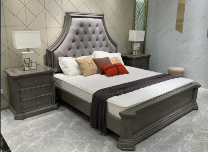 Schlafzimmer Ehebett Design Doppelbett Chesterfield Bett Polster Betten Möbel