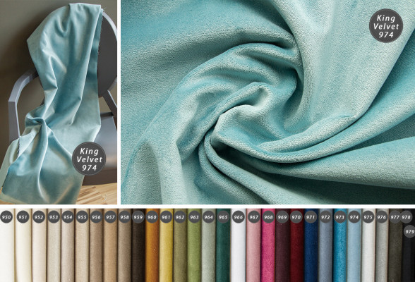 Schwarzes Doppelbett Klassisches Schlafzimmermöbel Design Eleganter Stoff neu