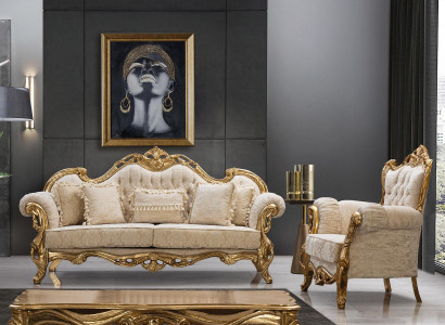 Sofa Set 31Sitzer Sofas mit Couchtisch Designer Sofas Wohnzimmer Designer Möbel