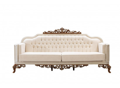 Sofa 3 Sitzer Chesterfield Dreisitzer Sofas Luxus Wohnzimmer Barock Stil Couch Neu