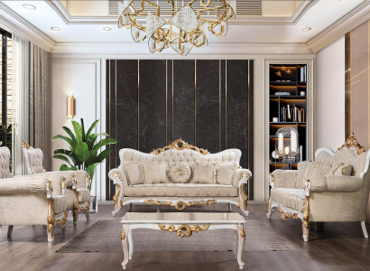Sofagarnitur 3311 Sitz Set Design Sofa Polster Couchen Klassiker Couchtisch