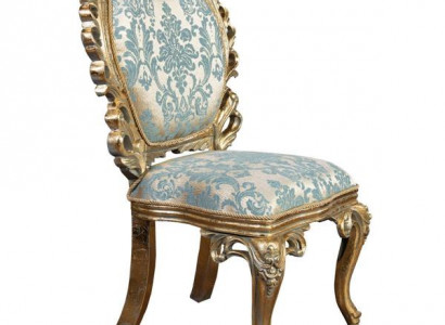 Esszimmer Lehnstuhl Polsterstuhl ohne Armlehne Luxus Sessel Stühle Wohnzimmer