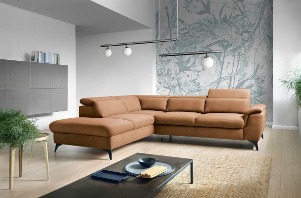 Wohnzimmer L-Form Modern Grün Design Sofas Neu Ecksofa Polsterung