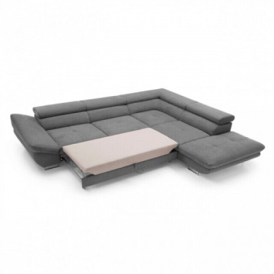 Funktions Couch Garnitur Schlafsofa Sofa Polster Wonzimmer Ecksofa Textl