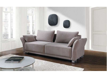3 Sitz Sofa Couch Textil Polster Stoff Garnitur Schlafsofa Bettfunktion Neu