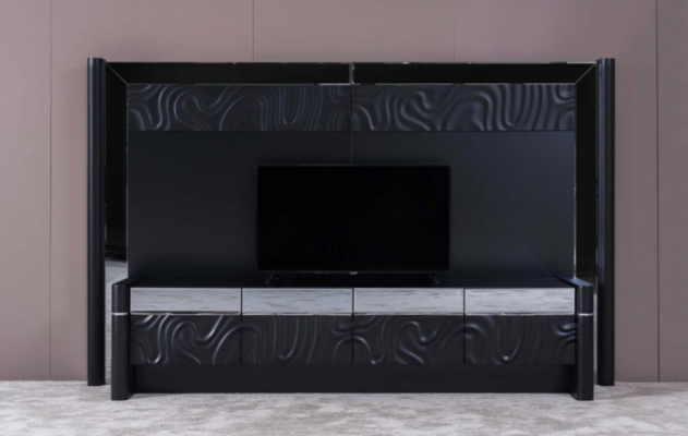 Holzmöbel Modern Wohnwänd Designer Wohnzimmermöbel TV-Ständer Wandschrank