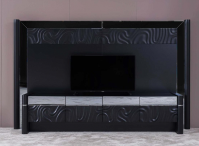 Holzmöbel Modern Wohnwänd Designer Wohnzimmermöbel TV-Ständer Wandschrank