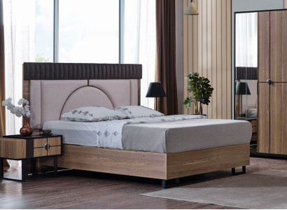 Schlafzimmer Set Luxus Komplettes Bett +2x Nachttische 3tlg. Modern Set Neu