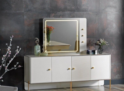 Sideboard Anrichte Luxus Garnitur Kommode Holz Kommoden Modern