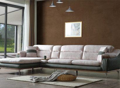Wohnlandschaft Ecksofa L-Form Couch Sitz Polster Sofa Luxus Möbel Sofas modern