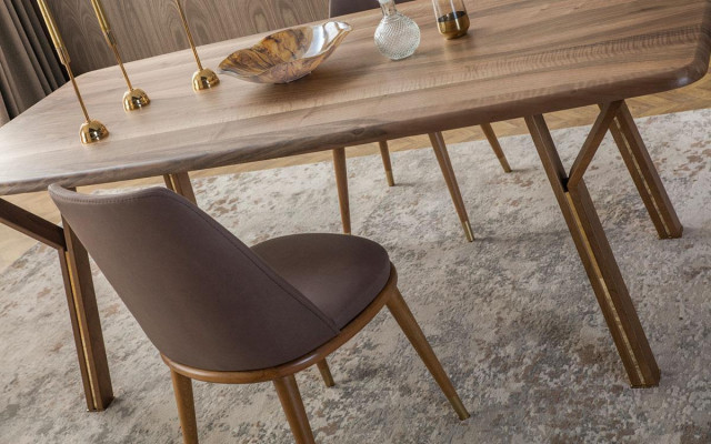 Garnitur Esszimmer Stuhl Set 6x Stühle + Esstisch Luxus Möbel Gruppe Essgruppe